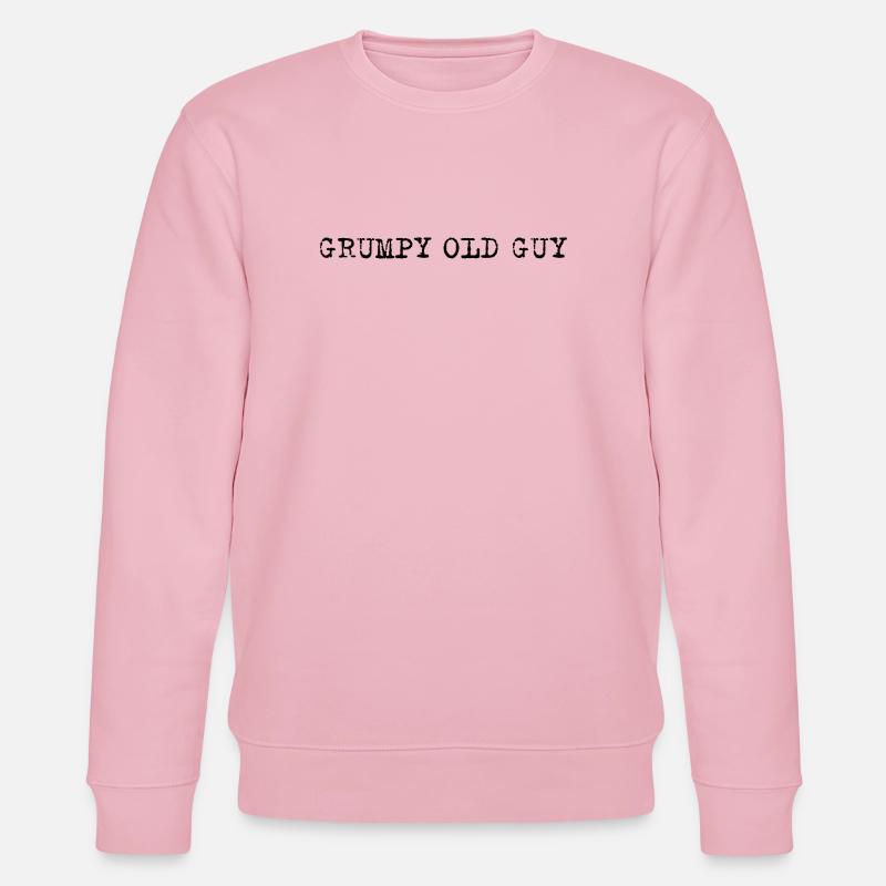 Grumpy Old Man – Selbstironisches Statement - Stanley/Stella Unisex Bio-Sweatshirt CHANGER  - Hellrosa