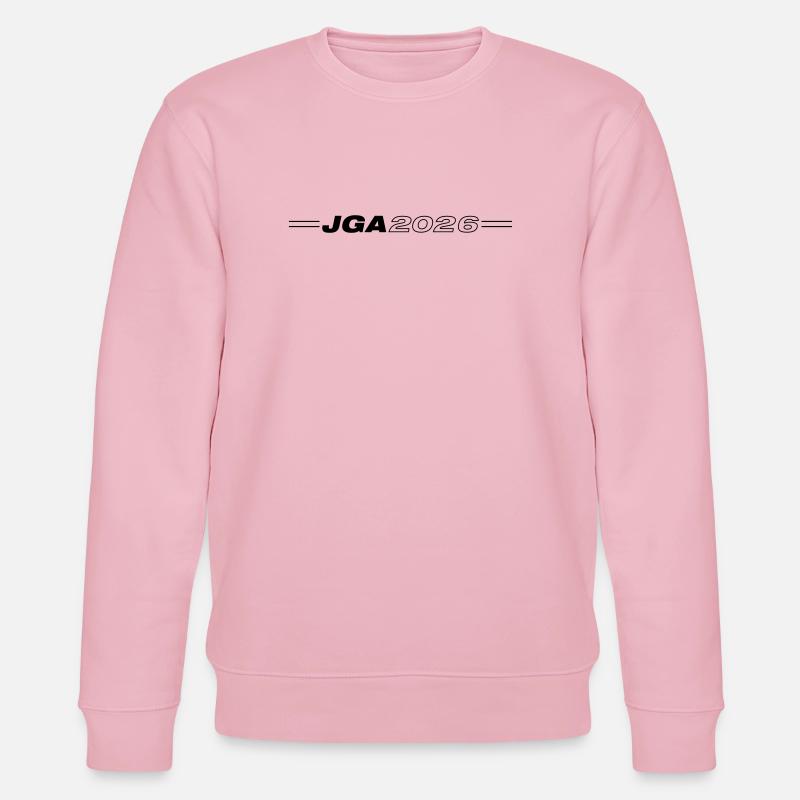 Jga 2026 Junggesellenabschied - Stanley/Stella Unisex Bio-Sweatshirt CHANGER  - Hellrosa