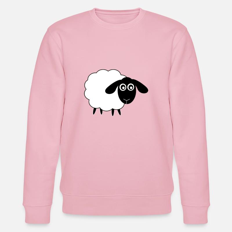 Schaf - Stanley/Stella Unisex Bio-Sweatshirt CHANGER  - Hellrosa