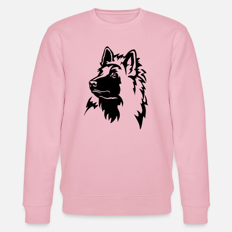 Tervueren Kopf - Stanley/Stella Unisex Bio-Sweatshirt CHANGER  - Hellrosa