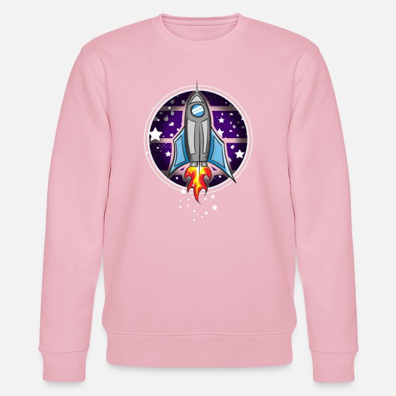 Fusée - Sweat bio CHANGER Stanley/Stella Unisexe - rose pâle