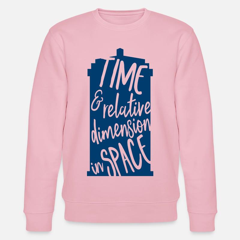 Time and Relative Dimension in Space - Stanley/Stella Unisex Bio-Sweatshirt CHANGER  - Hellrosa
