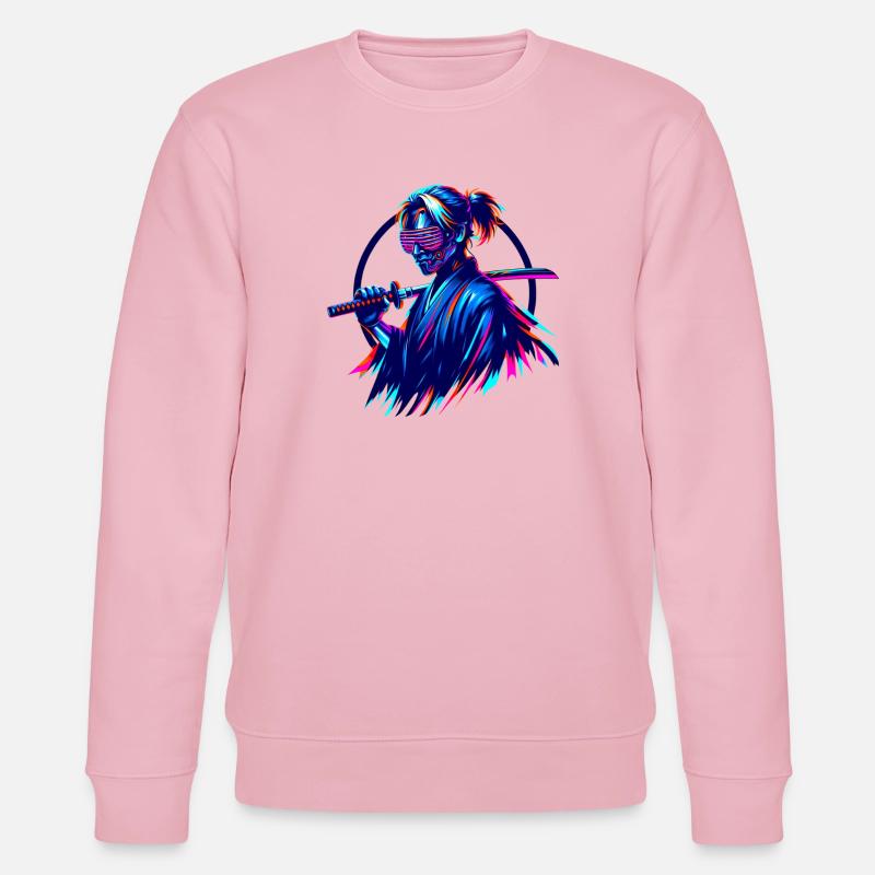 Samurai future - Stanley/Stella Unisex Bio-Sweatshirt CHANGER  - Hellrosa