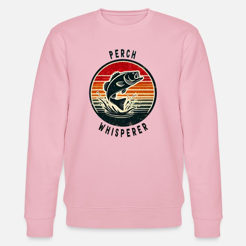 Barsch Flüsterer Design - Stanley/Stella Unisex Bio-Sweatshirt CHANGER  - Hellrosa
