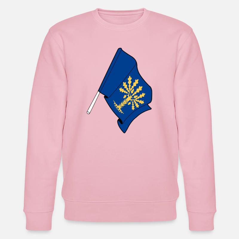 Blekinge, Suède – Simple flag pride - Sweat bio CHANGER Stanley/Stella Unisexe - rose pâle