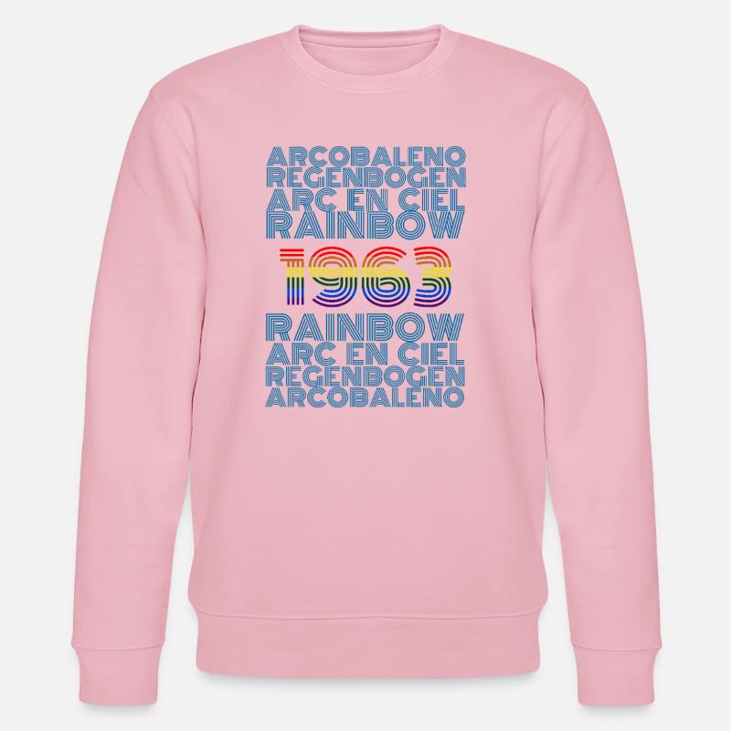 Regenbogen 1963 - Stanley/Stella Unisex Bio-Sweatshirt CHANGER  - Hellrosa