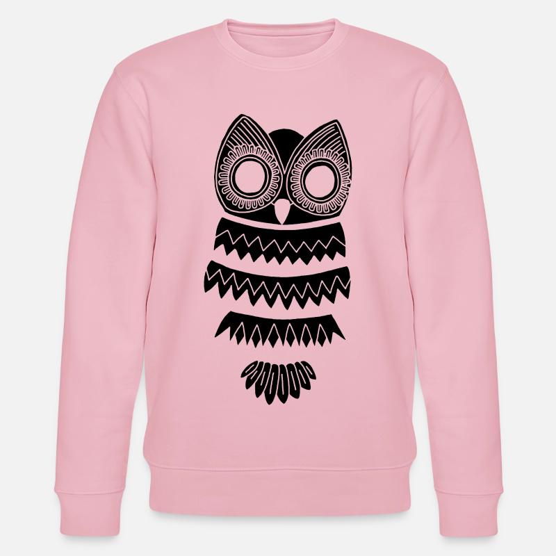 Die Schwarze Eule - Stanley/Stella Unisex Bio-Sweatshirt CHANGER  - Hellrosa