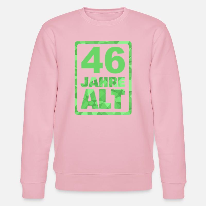 Âge 46 - Sweat bio CHANGER Stanley/Stella Unisexe - rose pâle
