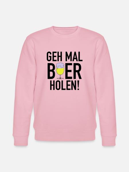 Bier holen 3c - Stanley/Stella Unisex Bio-Sweatshirt CHANGER  - Hellrosa