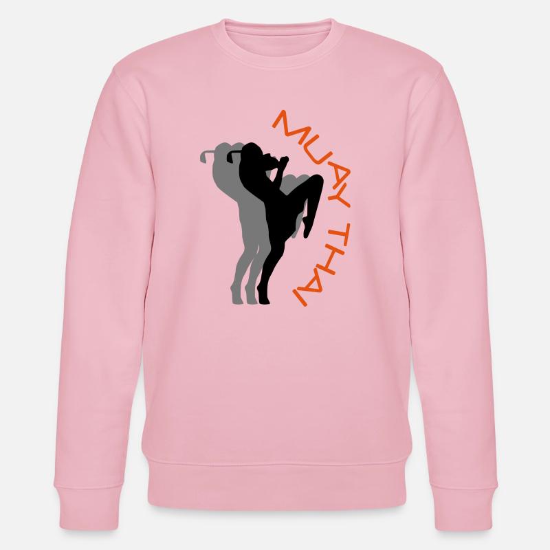 MuayThai - Stanley/Stella Unisex Bio-Sweatshirt CHANGER  - Hellrosa
