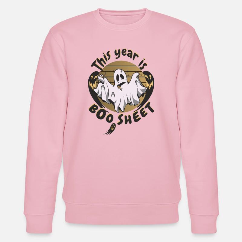 Cette année Boo is Bad - Sweat bio CHANGER Stanley/Stella Unisexe - rose pâle