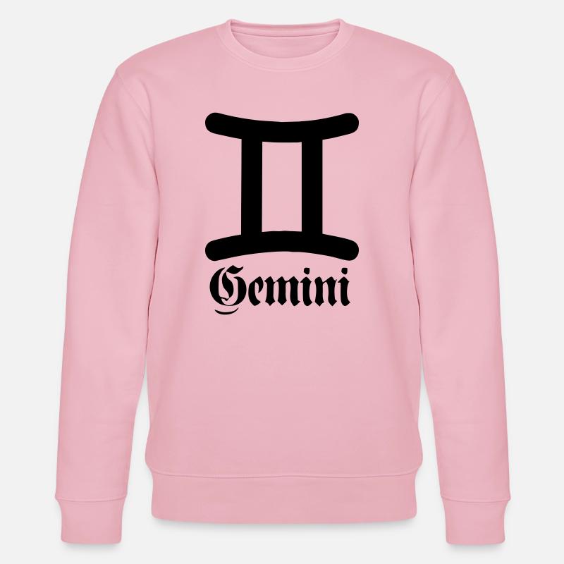 Zwillinge Zwillinge - Stanley/Stella Unisex Bio-Sweatshirt CHANGER  - Hellrosa