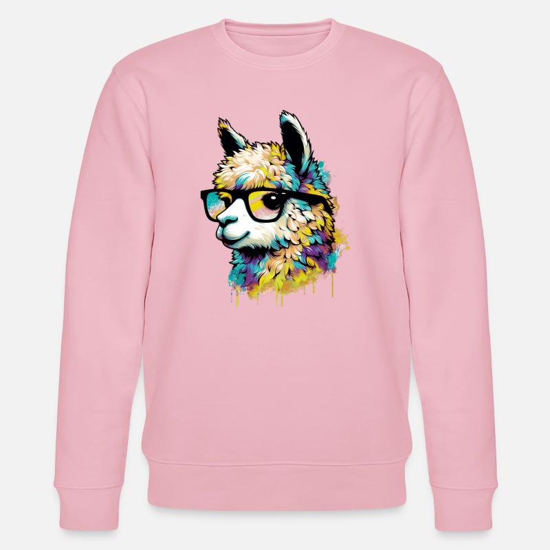 Alpaka - Stanley/Stella Unisex Bio-Sweatshirt CHANGER  - Hellrosa
