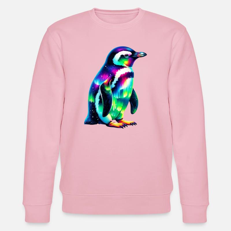 Pinguin - Stanley/Stella Unisex Bio-Sweatshirt CHANGER - Hellrosa