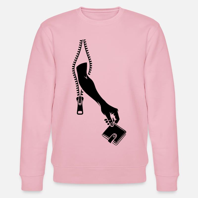 Taschendieb - Stanley/Stella Unisex Bio-Sweatshirt CHANGER  - Hellrosa