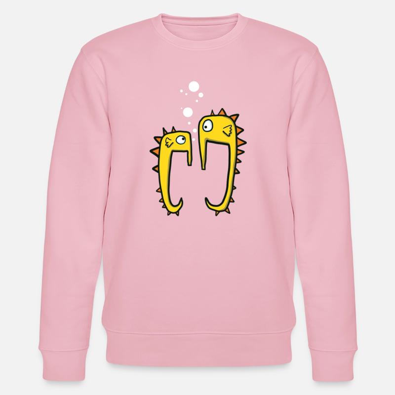 seepferdchen - Stanley/Stella Unisex Bio-Sweatshirt CHANGER  - Hellrosa
