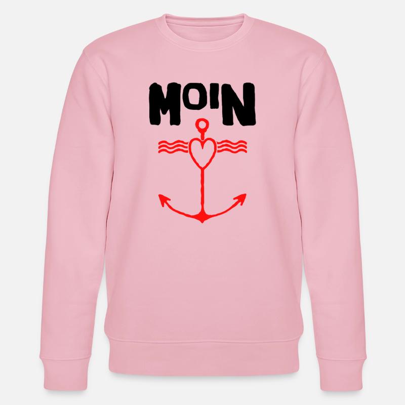 Projet de conception Moin Anker - Sweat bio CHANGER Stanley/Stella Unisexe - rose pâle