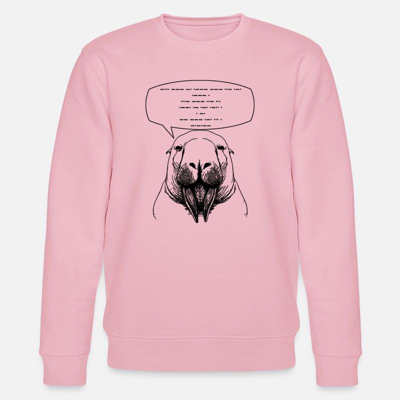 Sprichst du Morsecode? - Stanley/Stella Unisex Bio-Sweatshirt CHANGER  - Hellrosa