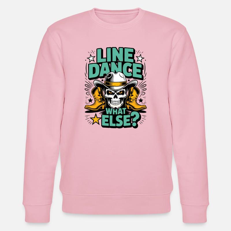 Line Dance What Else? - Stanley/Stella Unisex Bio-Sweatshirt CHANGER  - Hellrosa