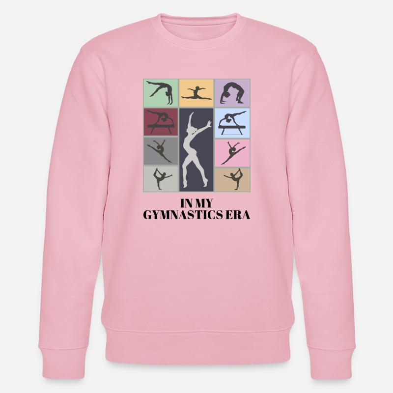 In meiner Turnzeit - Stanley/Stella Unisex Bio-Sweatshirt CHANGER  - Hellrosa