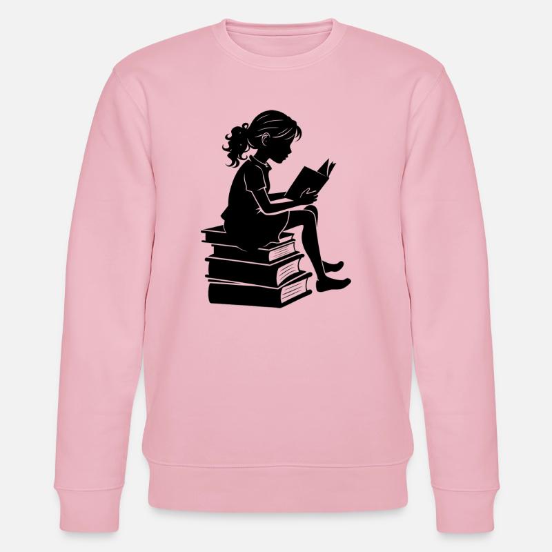 Frauenlesung - Stanley/Stella Unisex Bio-Sweatshirt CHANGER  - Hellrosa