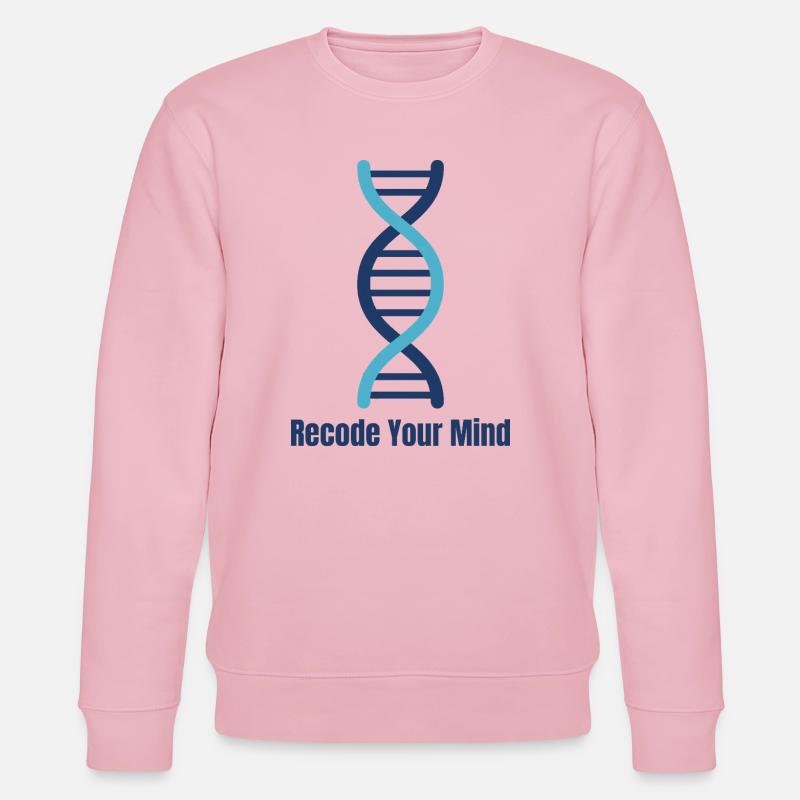 Recode Your Mind DNA Mindset - Stanley/Stella Unisex Bio-Sweatshirt CHANGER - Hellrosa