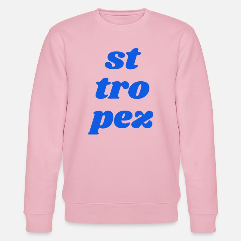 St Tro Pez - Sweat bio CHANGER Stanley/Stella Unisexe - rose pâle