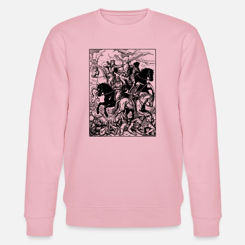 Quatre cavaliers de l’Apocalypse - Sweat bio CHANGER Stanley/Stella Unisexe - rose pâle
