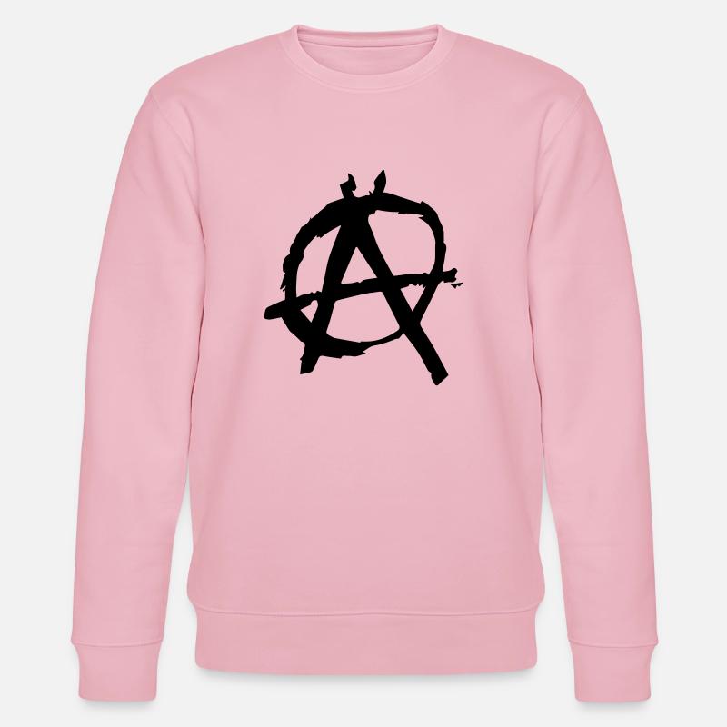 anarchy - Stanley/Stella CHANGER Unisex Organic Sweatshirt - cotton pink