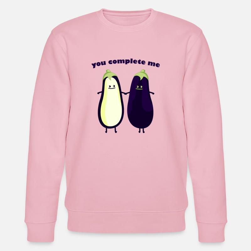 you complete my - Stanley/Stella Unisex Bio-Sweatshirt CHANGER  - Hellrosa