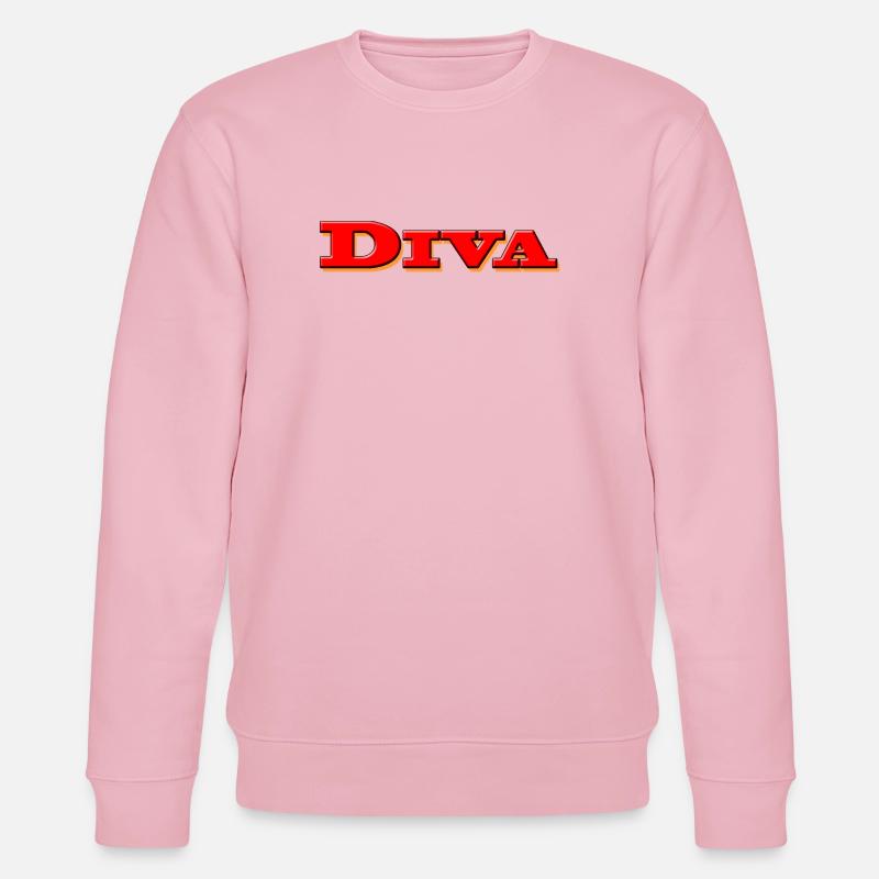 DIVA - Stanley/Stella Unisex Bio-Sweatshirt CHANGER  - Hellrosa