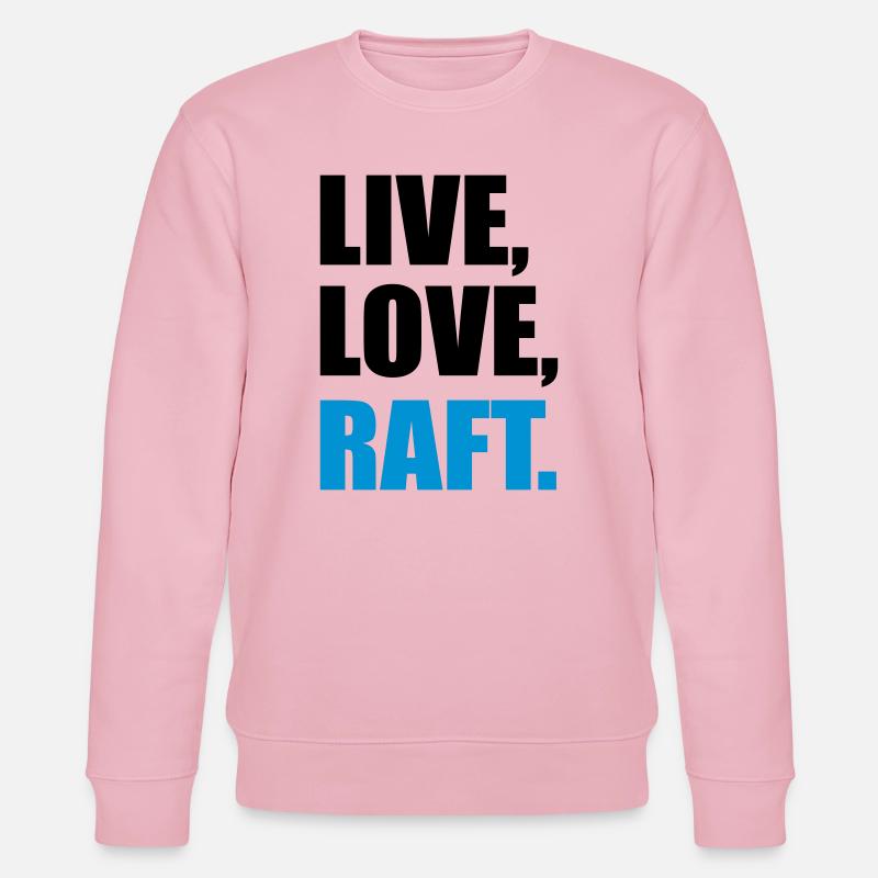 rafting - Sweat bio CHANGER Stanley/Stella Unisexe - rose pâle