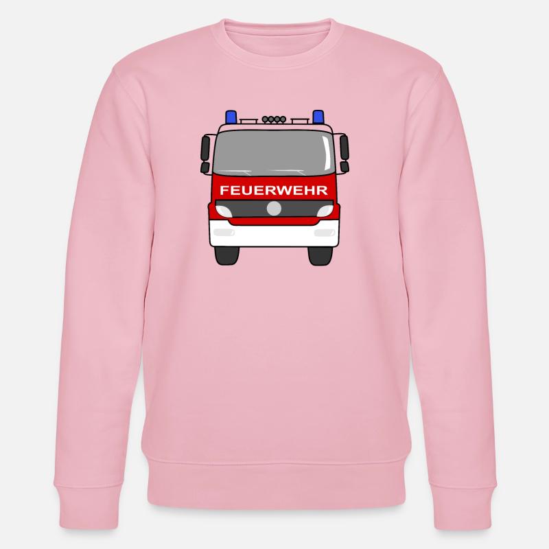Fire Engine - Stanley/Stella CHANGER Unisex Organic Sweatshirt - cotton pink