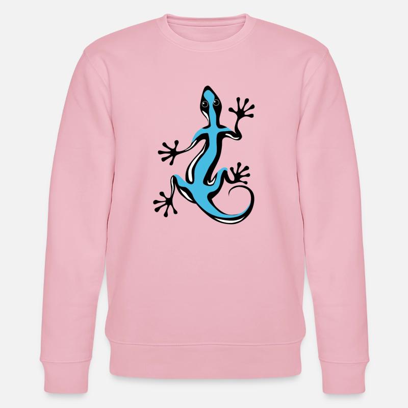 Blauer Gecko - Stanley/Stella Unisex Bio-Sweatshirt CHANGER  - Hellrosa