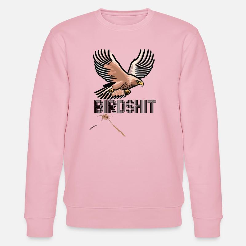 EAGLE BIRDSHIT - FARB-SCHEISSE - Stanley/Stella Unisex Bio-Sweatshirt CHANGER  - Hellrosa