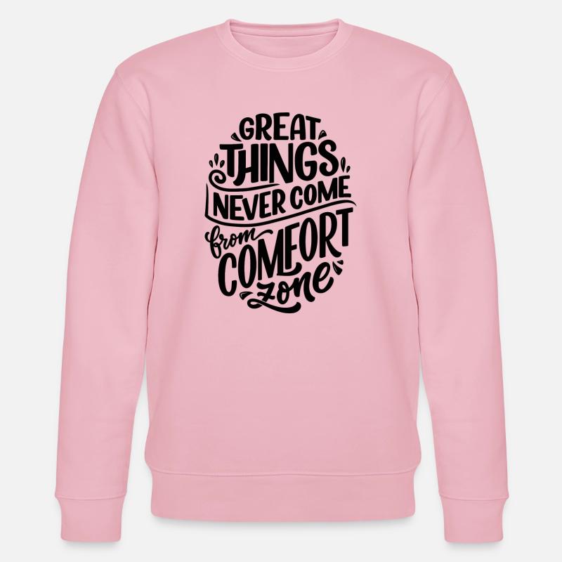 Great Things - Stanley/Stella Unisex Bio-Sweatshirt CHANGER  - Hellrosa