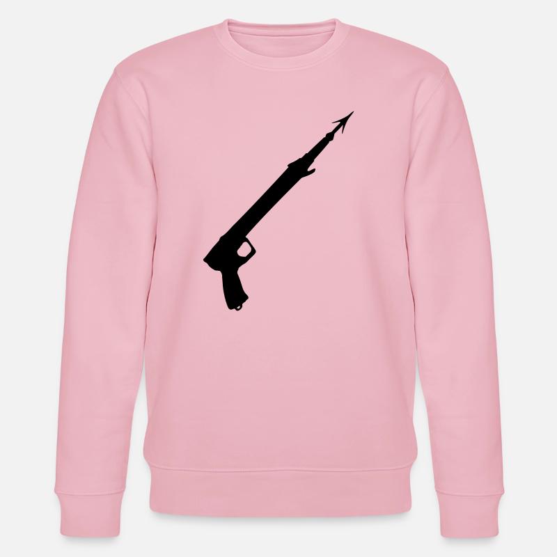 Fusil harpon - Sweat bio CHANGER Stanley/Stella Unisexe - rose pâle