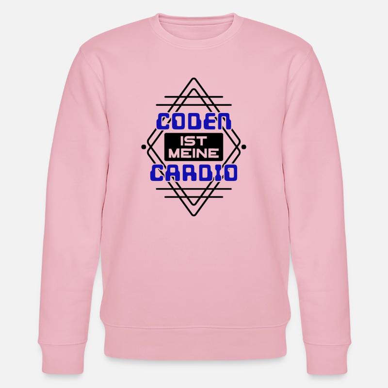 Softwareentwickler Developer Cooler Spruch Coden - Stanley/Stella Unisex Bio-Sweatshirt CHANGER  - Hellrosa