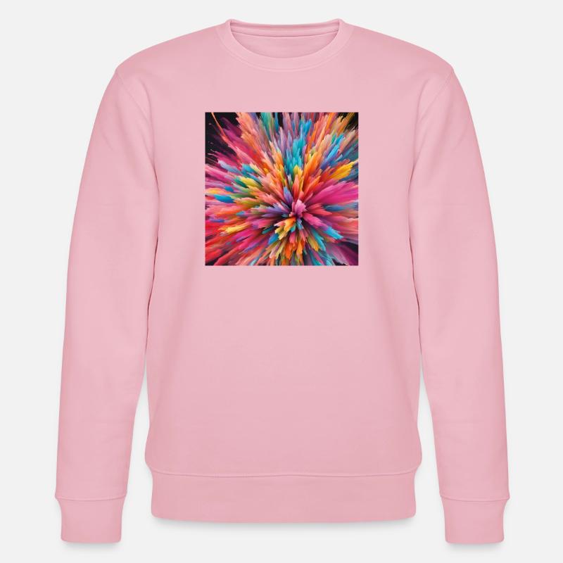 Explosion de couleurs - Sweat bio CHANGER Stanley/Stella Unisexe - rose pâle