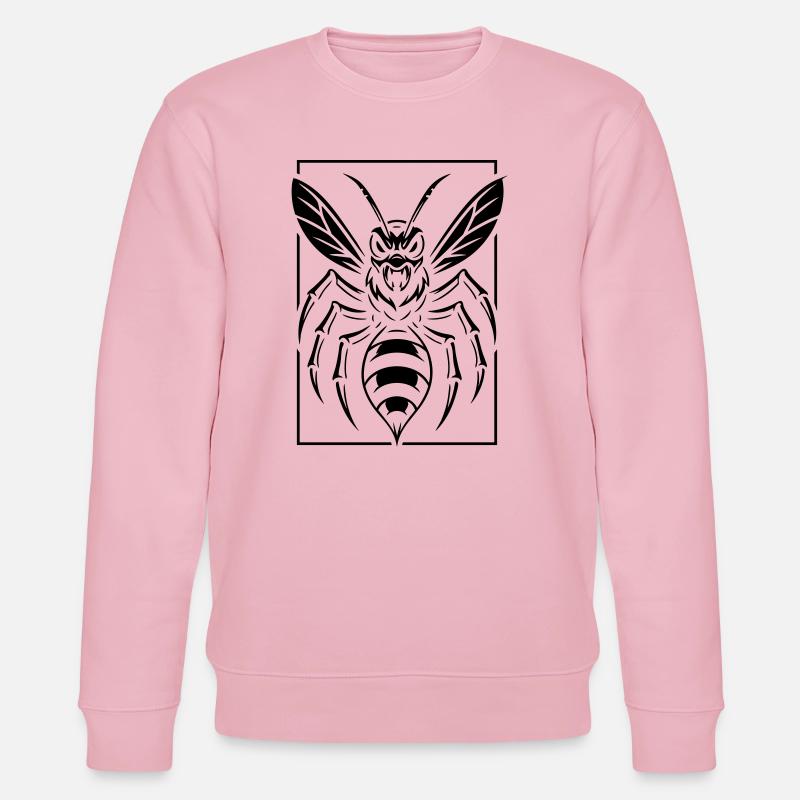 Stylized wasp - Stanley/Stella CHANGER Unisex Organic Sweatshirt - cotton pink