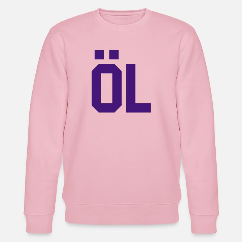 Abstract Geometric Pattern Design - Stanley/Stella CHANGER Unisex Organic Sweatshirt - cotton pink