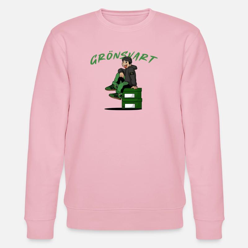 Mode Vert-Noir - Sweat bio CHANGER Stanley/Stella Unisexe - rose pâle