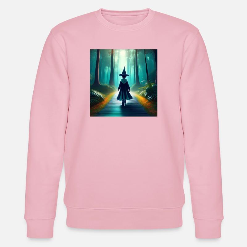 Magischer Zauberwald - Stanley/Stella Unisex Bio-Sweatshirt CHANGER  - Hellrosa