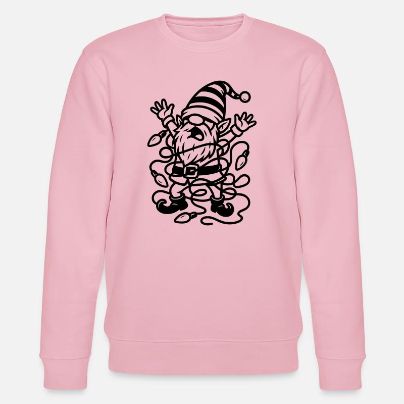 wicht lichterkette - Stanley/Stella Unisex Bio-Sweatshirt CHANGER  - Hellrosa