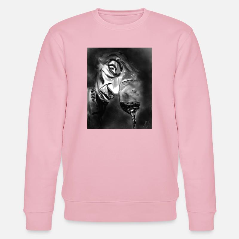 Monochrome Mirage-Glas und Blick - Stanley/Stella Unisex Bio-Sweatshirt CHANGER  - Hellrosa
