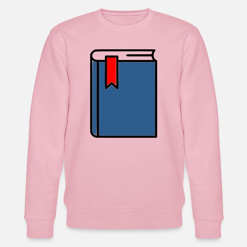 Dickes Buch Bibel Notizbuch - Stanley/Stella Unisex Bio-Sweatshirt CHANGER  - Hellrosa