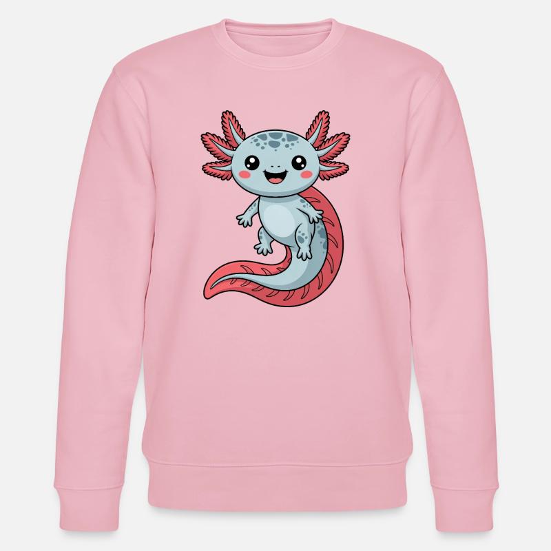 Axolotl - Stanley/Stella Unisex Bio-Sweatshirt CHANGER  - Hellrosa
