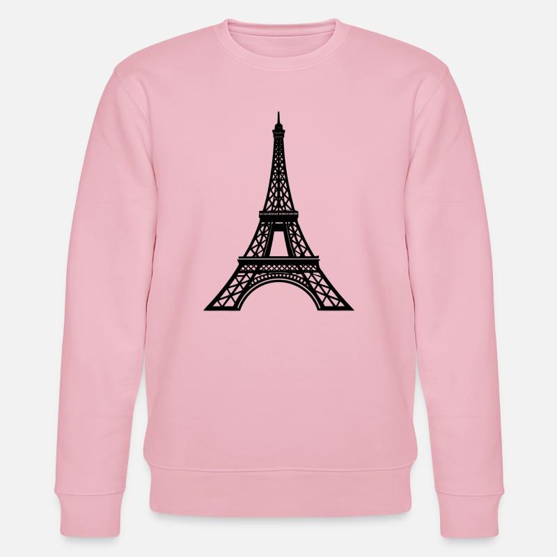 Eiffelturm - Stanley/Stella Unisex Bio-Sweatshirt CHANGER  - Hellrosa