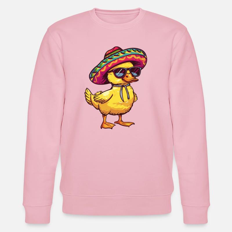 Sombrero drôle d’âne - Sweat bio CHANGER Stanley/Stella Unisexe - rose pâle