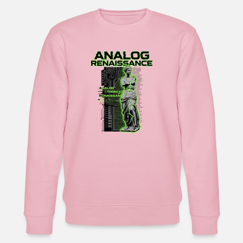 Analog Renaissance Cyberpunk - Stanley/Stella Unisex Bio-Sweatshirt CHANGER  - Hellrosa